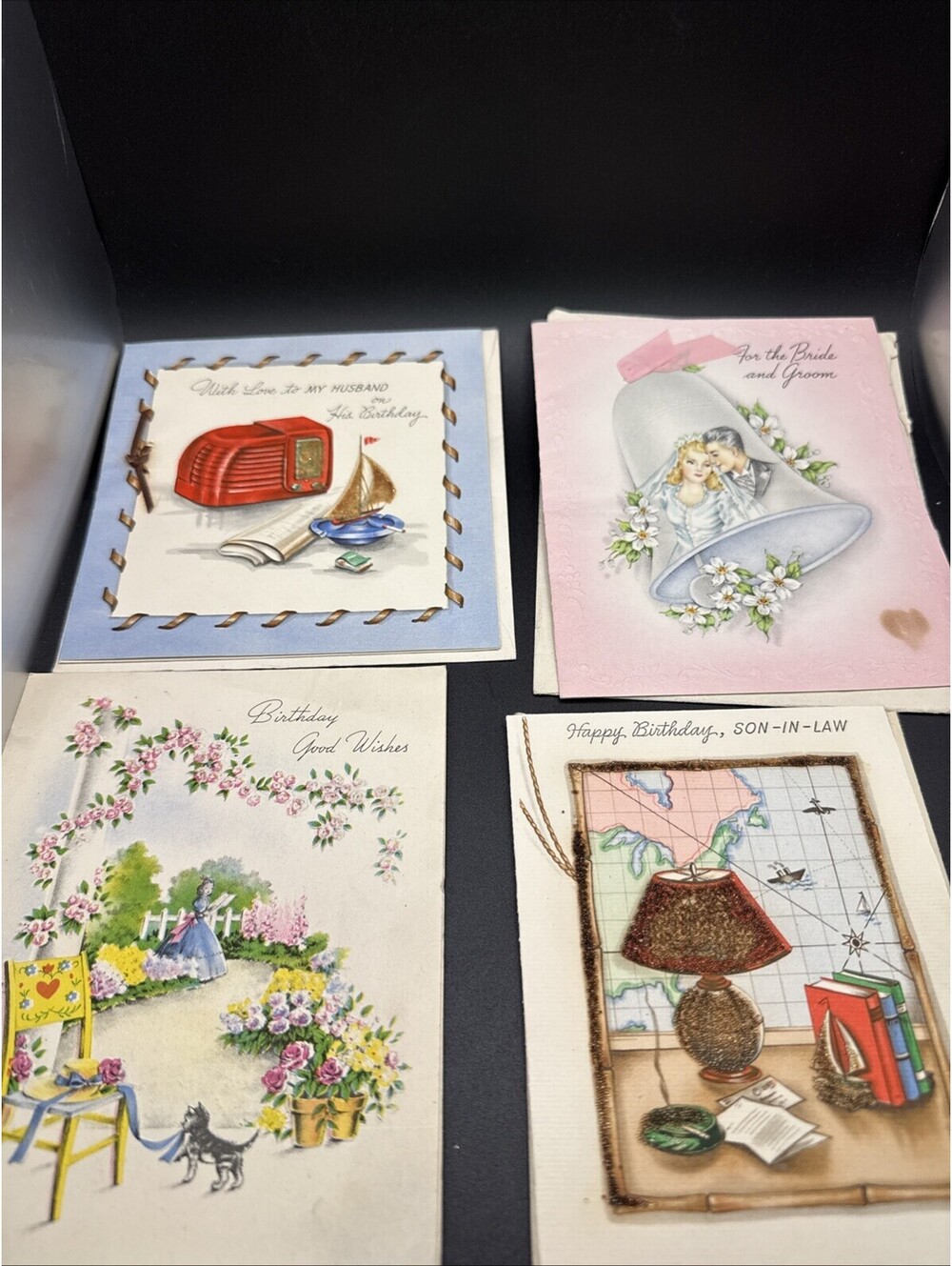 Vintage Lot Of Greeting Cards From 1930s - 40s